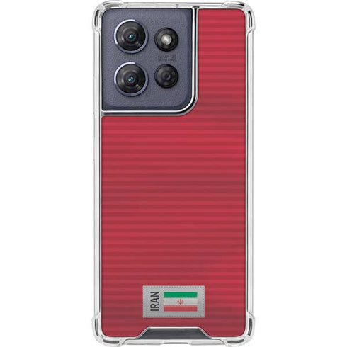 Iran Soccer Flag Moto G Stylus 5G (2025) Clear Case